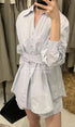 MATINEE Button Down Lace Shirt With Short Sets